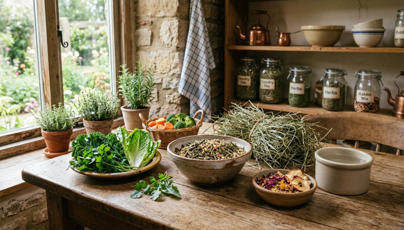 Les essentiels pour l'alimentation saine de lapins et rongeurs